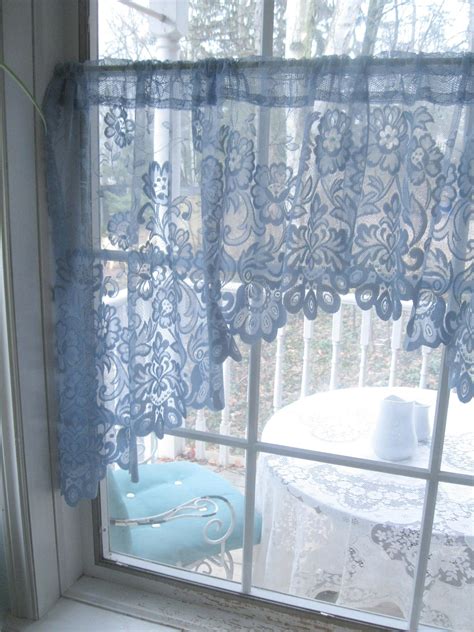 blue lace valances for windows.